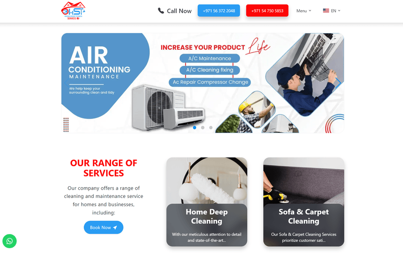 Elevating HST Services’ Online Presence with Multilingual UX & Easy Booking