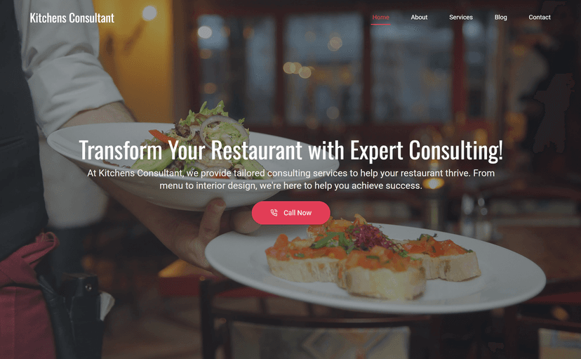 Transforming Kitchens Consultant's Online Presence