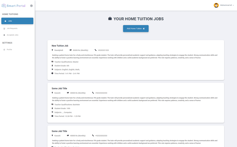 Smart Portal — Empowering Job Seekers & Students